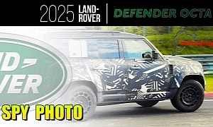 2025 LR Defender OCTA Has a BMW Heart, Powerslides Like Crazy at the 'Ring