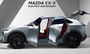 2025 Mazda CX-5 Gives Up on the ICE Lifestyle, Goes All Electric in Fantasy Land