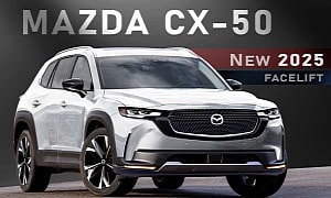2025 Mazda CX-50 Receives Its Mid-Cycle Facelift Very Early, Albeit Only Digitally