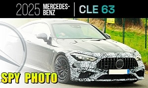 2025 Mercedes-AMG CLE 63 Spied, It's a C 63 Dressed in Different Attire