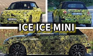 2025 MINI Convertible Spied in Sporty Guise, Still Pledges Allegiance to Gasoline