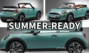 2025 MINI Cooper S Unofficially Lowers Its Roof To Preview Upcoming Cabriolet