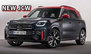 2025 MINI Countryman JCW Unveiled, US-Spec Is More Powerful Than Its European Counterpart