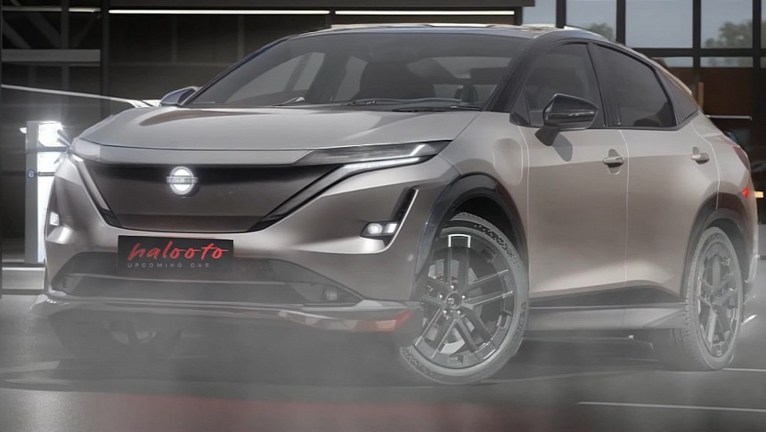 2025 Nissan Ariya Nismo EV rendering by Halo oto