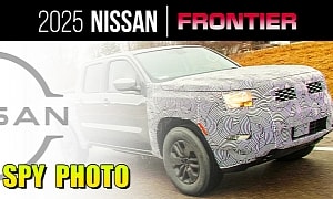 2025 Nissan Frontier Spied With Minor Styling Revisions, Could Feature Digital Cockpit