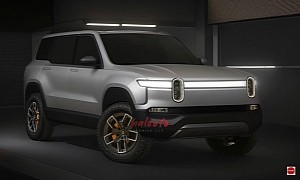 2025 or 2026 Rivian R2S Is Showcased Across Imagination's Realm as a Model Y Rival