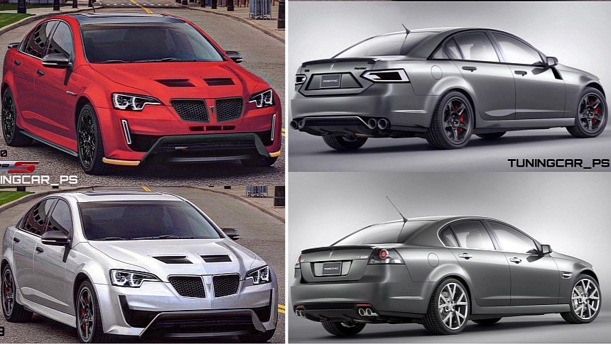 2025 Pontiac G8 V8 & Type S V10 renderings by tuningcar_ps
