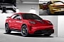 2025 Porsche Macan Turbo S EV Gets Virtually Revealed With 938 CGI HP From Inside-Out