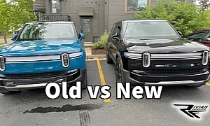 2025 Rivian R1S Strikes a Pose Next to Its Older Sibling, Offering Comparison Opportunity