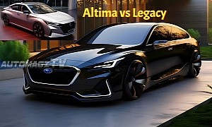 2025 Subaru Legacy and Nissan Altima Meet in Fantasy Land, Threaten Camry and Accord