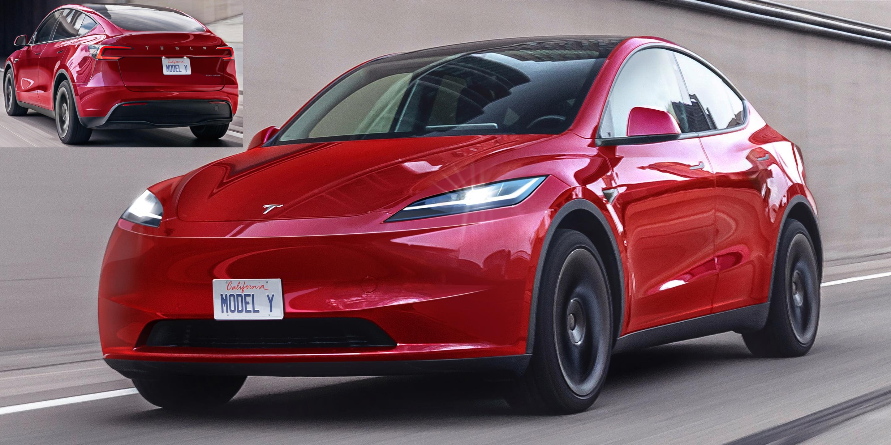 2025 Tesla Model Y 'Juniper' Gets Rendered, Looks Spot On With
