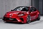 2025 Toyota Camry Gets the Slammed Widebody CGI Tuning Treatment and Looks Fab