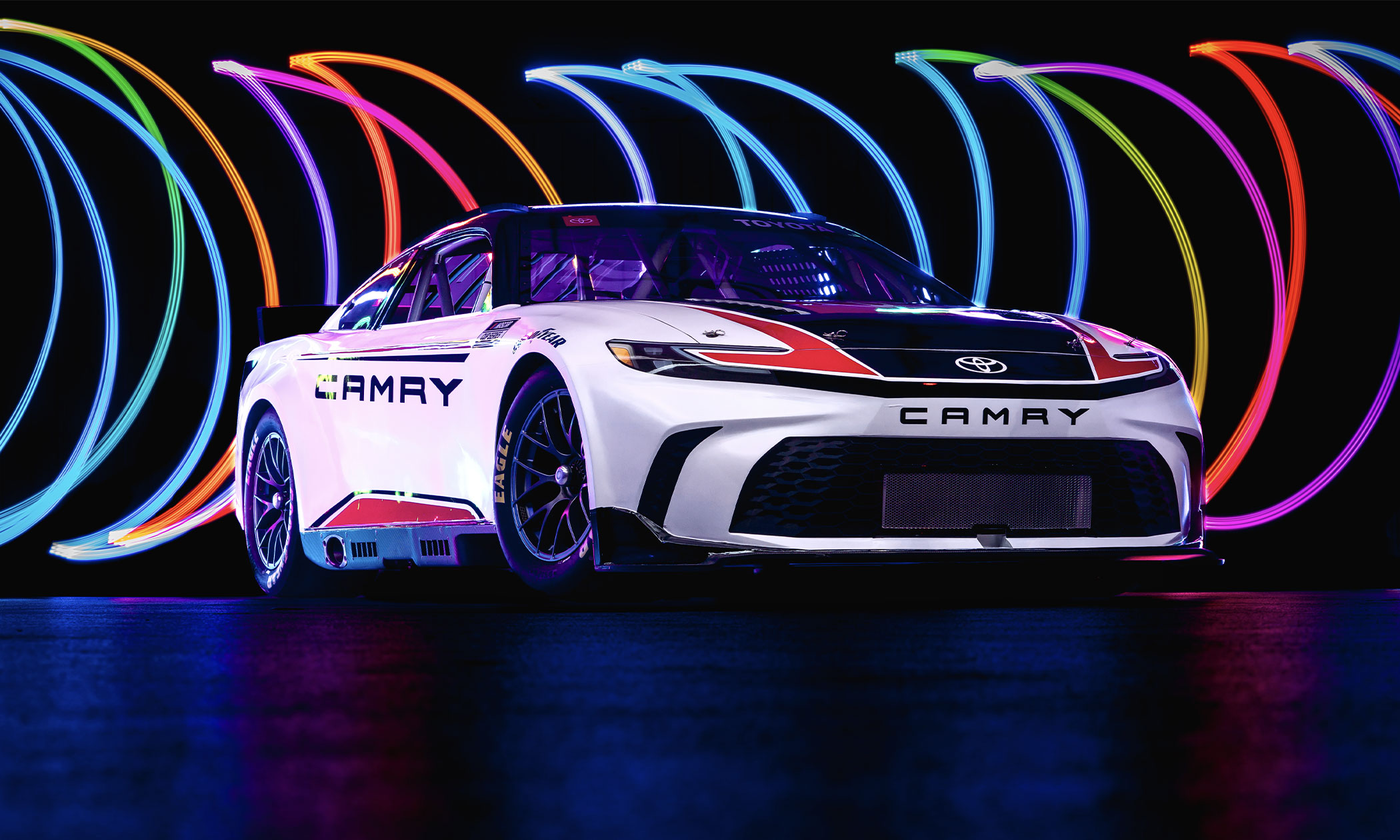 2025 Toyota Camry XSE Gets NASCAR Cup Series Race Car Makeover With Pushrod V8 Twist