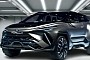 2025 Toyota Corolla Cross Hybrid Has a Deeply Fake Appearance in Redesign Presentation