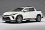 2025 Toyota Corolla Cross Truck Gets Imagined as a Perfect Maverick and Santa Cruz Foe