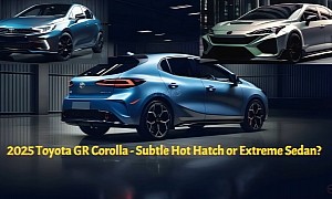 2025 Toyota GR Corolla Gains Virtual 'Ultimate' Goodies, Also Sports a Sedan Vibe
