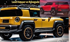 2025 Toyota Land Hopper Meets All-New Jeep Renegade in a Parallel Car Universe