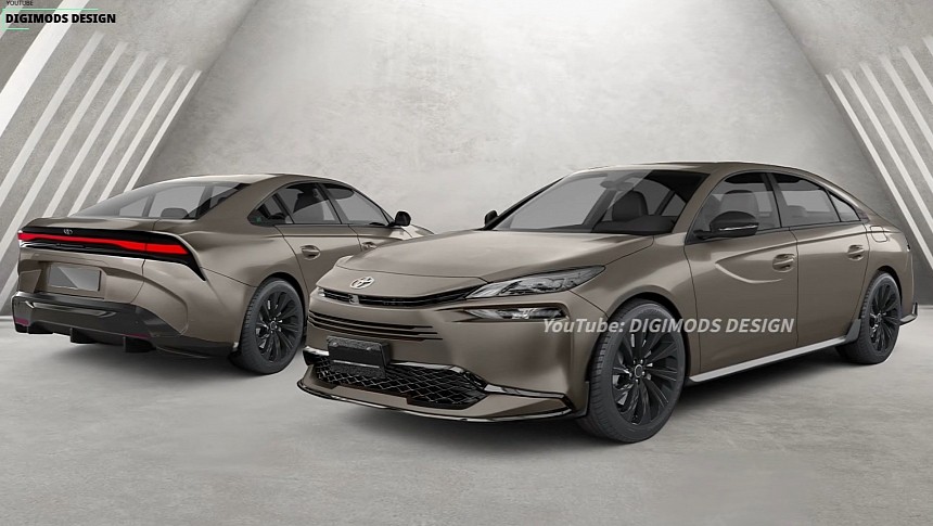 2025 Toyota Mirai CGI facelift by Digimods DESIGN 