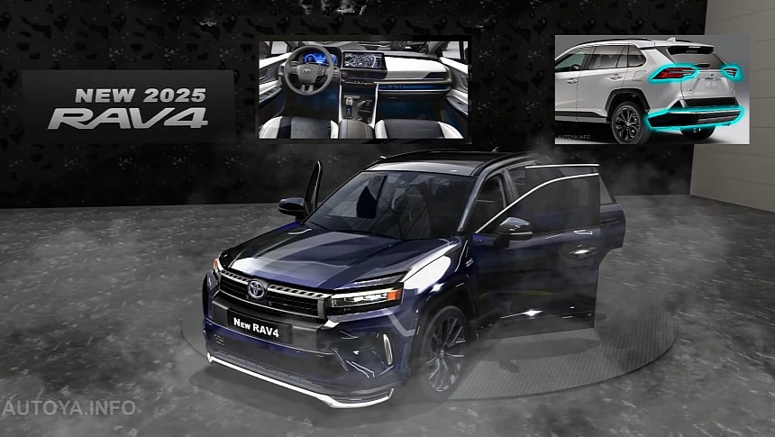 2025 Toyota RAV4 rendering by AutoYa