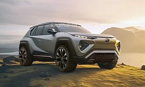 2025 Toyota RAV4 ICE and EV Come Out From Behind the Digital Curtain Looking Futuristic