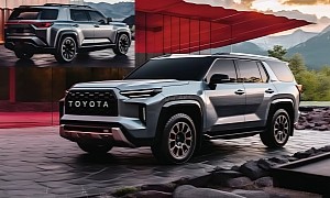 2025 Toyota Sequoia Full-Size SUV Receives a Truly Stylish Design Makeover, Albeit in CGI