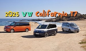 2025 Volkswagen California T7 Camper Van Goes Live With Hybrid Oomph, MQB Underpinnings