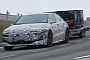 2026 Audi RS 6 e-tron Spied Towing, Shows 21-Inch Wheels Mounted With Pirelli Rubber