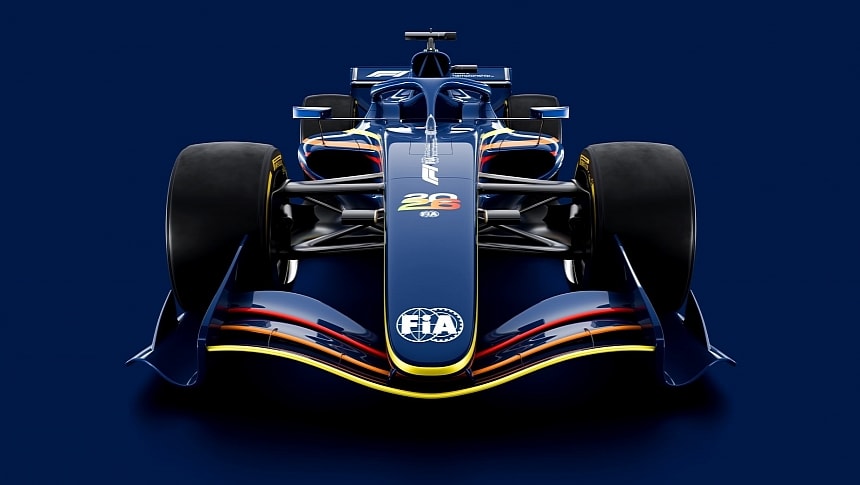 The FIA's 2026 Formula 1 car concept 
