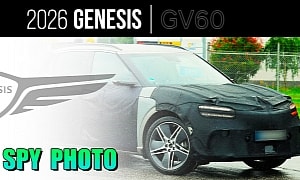2026 Genesis GV60 Spied Benchmarking Against Mercedes-Benz EQE SUV