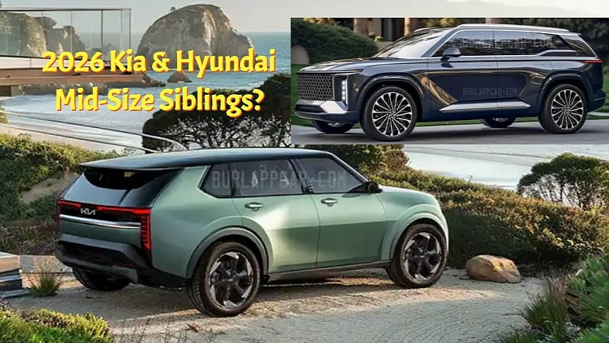 2026 Hyundai Palisade & 2026 Kia Telluride rendering by vbrulapp