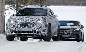 2026 Mercedes-AMG GLC 53 EV Makes Spy Photo Debut, Packs Dual-Motor AWD