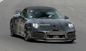 2026 Porsche 911 Turbo S Hybrid Looks Firmly Planted During Nurburgring Testing