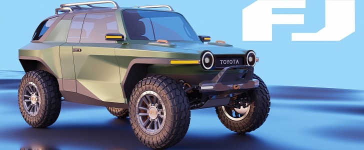2030 Toyota FJ-E rendering