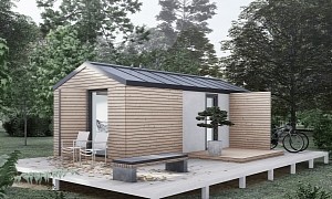 $20K Nidus Dove Is a Modular Tiny House of Straw That Won't Blow Away During Blizzards
