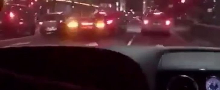 20YO Crashes Lamborghini Aventador SV Roadster in London