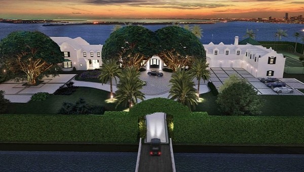 Tarpon Island is the only private island in Palm Beach, now for sale for $218 million