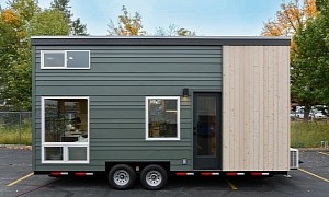22-Foot Tiny House Offers Downsized Luxury, Has Two Lofts and Plenty of Storage