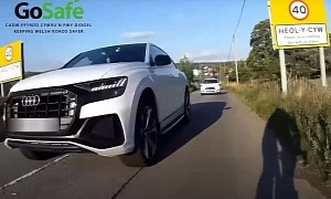 $2,300 Fine for an Audi Q8 Driver Who Got Too Close to a Cyclist