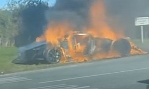 $237,000 McLaren Artura Caught Fire During Test Drive, the Supercar Is a Write-Off