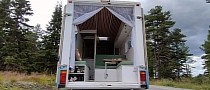 $24K Box Truck Is a Stealthy and Highly Secure Tiny Home With a Pass-Through Shower