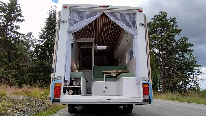 This Box Truck Is a Stealthy and Highly Secure Camper With an Abundance of Storage Spaces