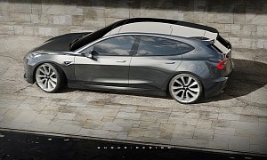 $25,000 Tesla Hatchback Rendered With Model 3 Styling Influences