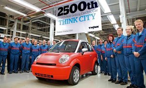 2,500th THINK City EV Produced