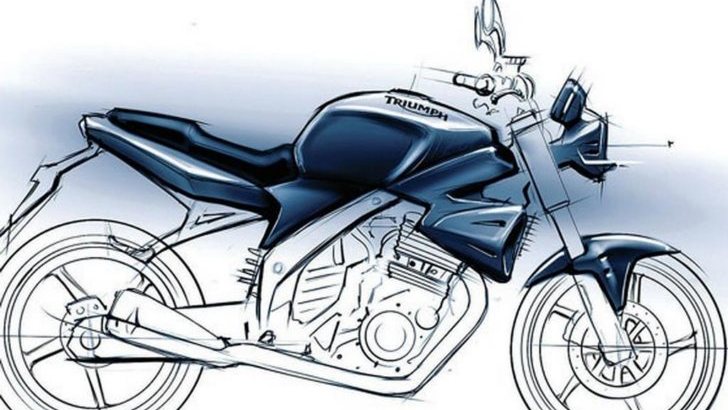 250cc Triumph Confirmed for Asia - sketch