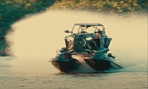 $250K Typhoon Is the First Aquatic Utility Vehicle, a Beefy Water Toy That Hits 80 Mph