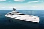 252-Foot Lycka Superyacht Concept Opens Up to the Sea, Has Two Wide Fold-Down Balconies