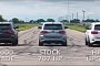 2,557 HP Three-Way Jeep Grand Cherokee Trackhawk Drag Race Ends in Brutality