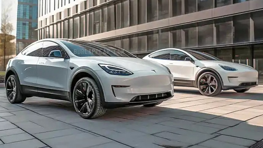 Tesla affordable EV rendering by vburlapp