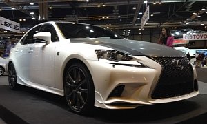 25th Anniversary Edition Lexus IS F Sport and New RC F Rims Debut in Madrid