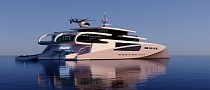 265 Ft Project M Megayacht Is a High-Performance Private Island Flooded With Light